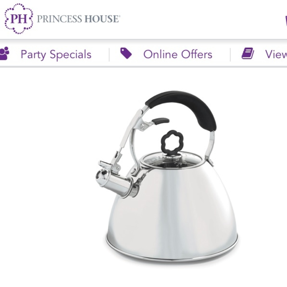 PRINCESS HOUSE stainless steel whistling kettle
